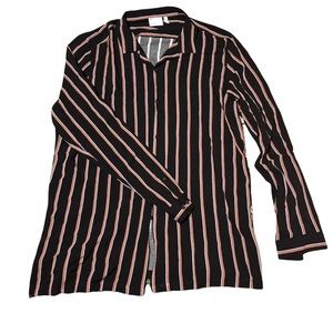 ASOS striped button up dress shirt